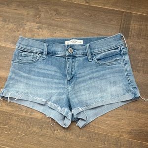 Abercrombie and fitch jean shorts